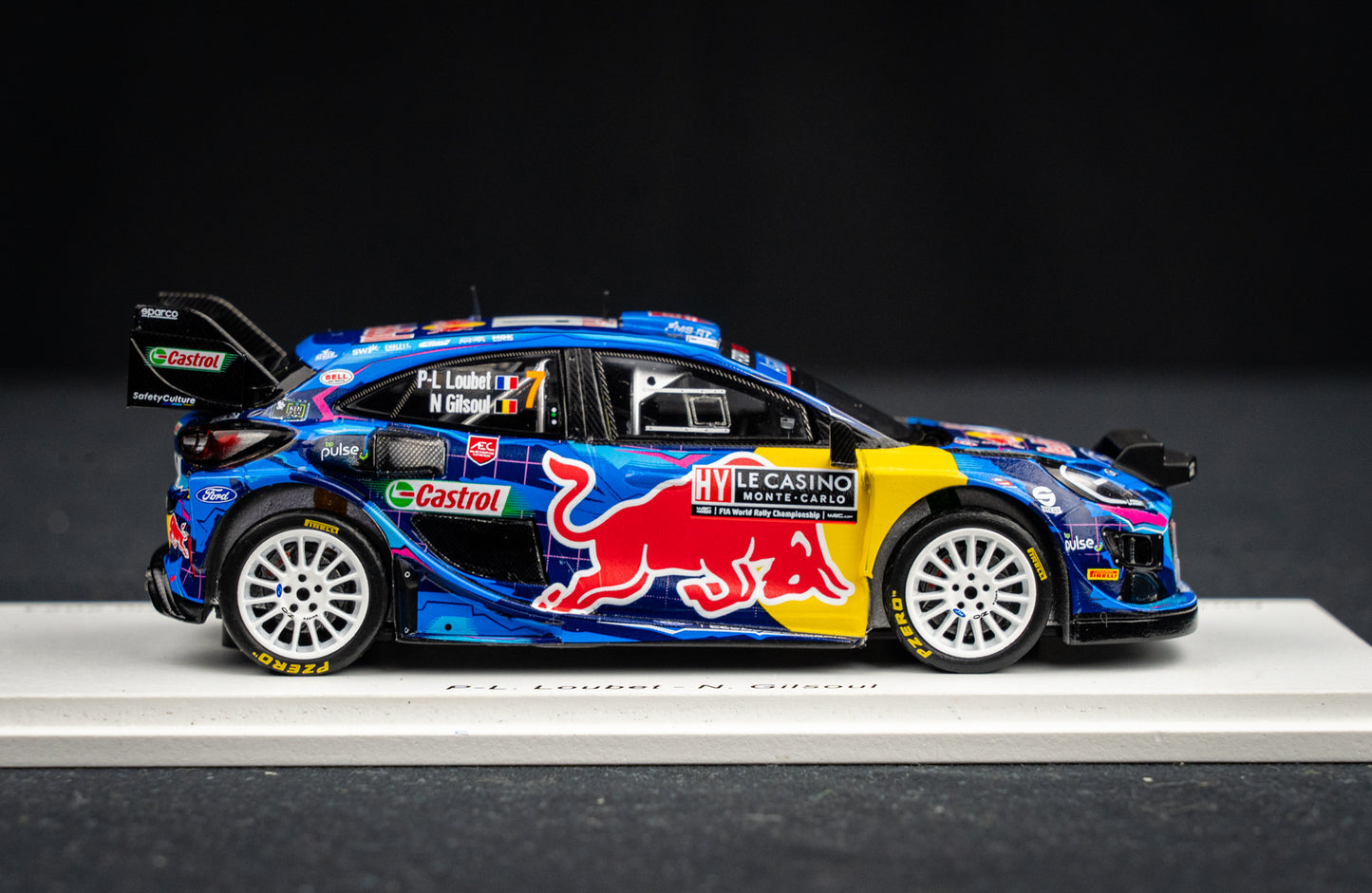 Ford Puma Rallye1 #7 Loubet / Gilsoul - Rallye Monte Carlo 2023 - Spark 1:43