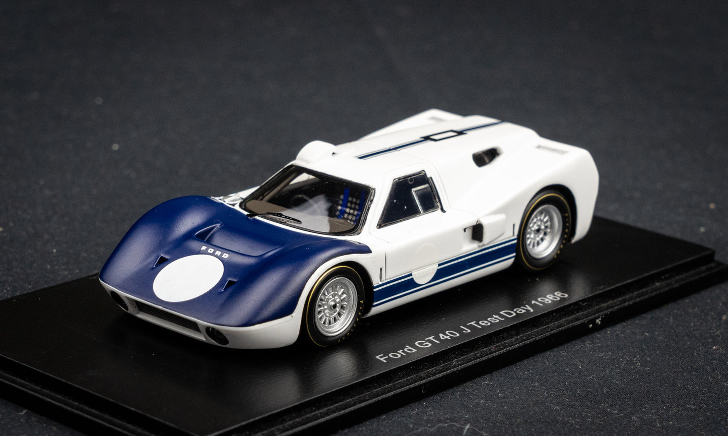 Ford GT40 J Test Day Riverside 1966 - Spark 1:43