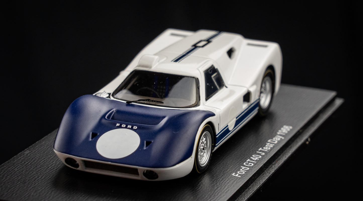 Ford GT40 J Test Day Riverside 1966 - Spark 1:43