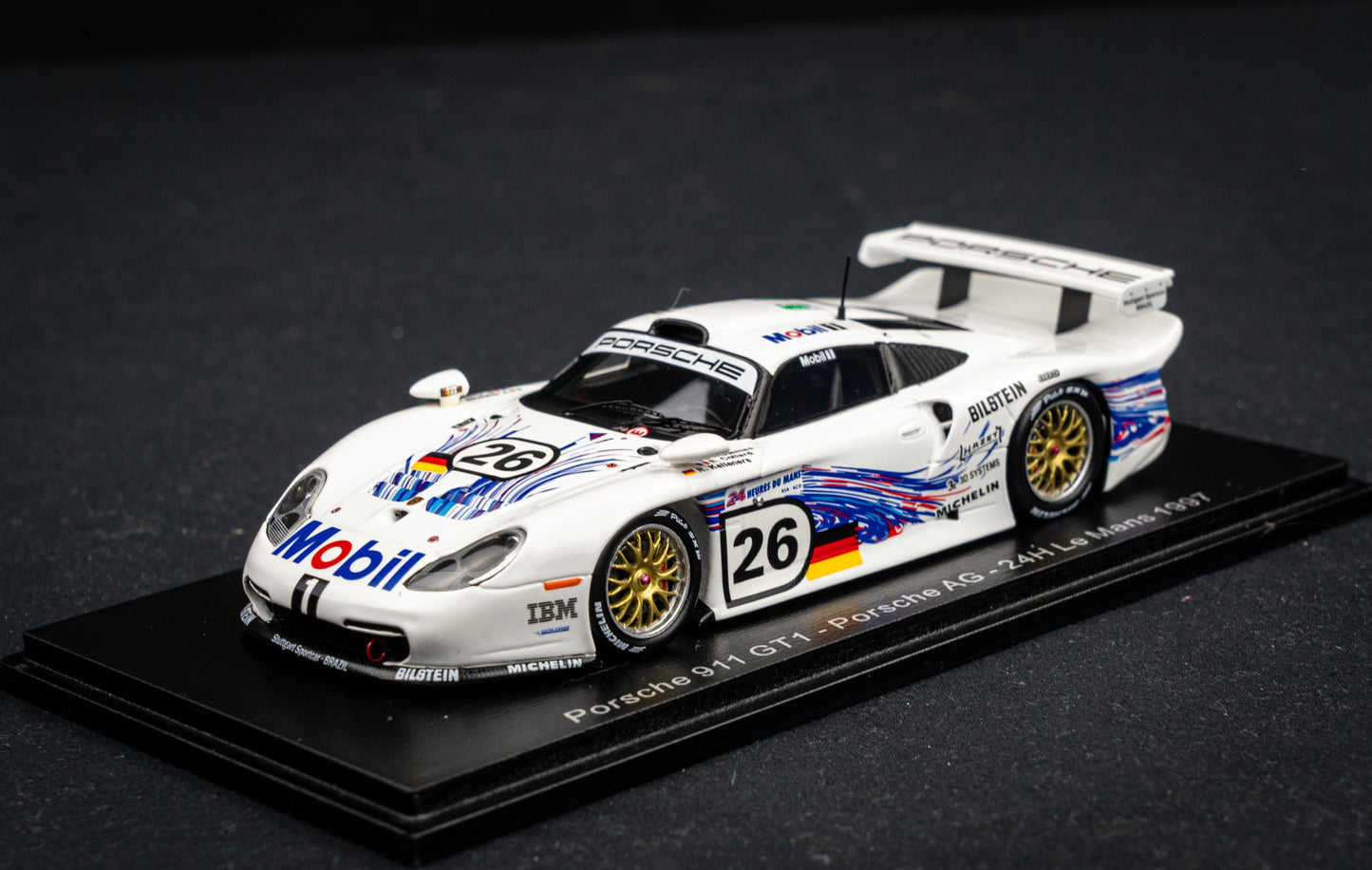 Porsche 911 GT1 #26 Kelleners / Collard / Dalmas - 24h LeMans 1997 - Spark 1:43