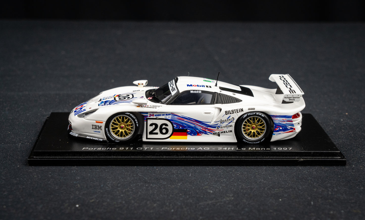 Porsche 911 GT1 #26 Kelleners / Collard / Dalmas - 24h LeMans 1997 - Spark 1:43