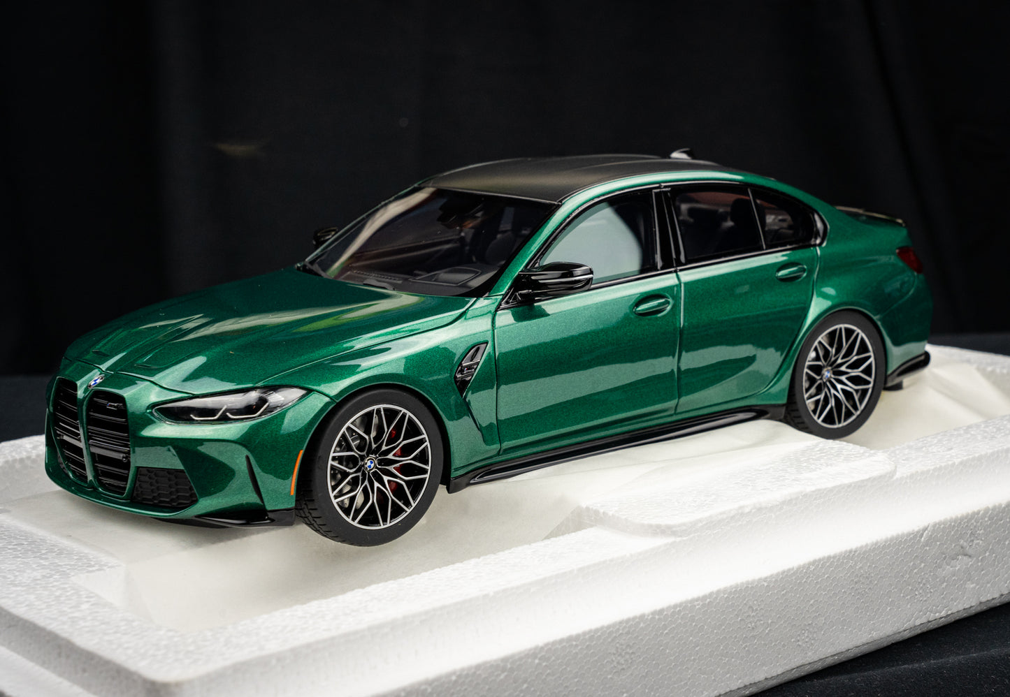 BMW M3 Competition G80 - Isle of Man Green Metalic - lim. 999 pcs. Top Speed 1:18