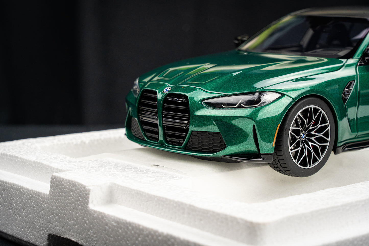 BMW M3 Competition G80 - Isle of Man Green Metalic - lim. 999 pcs. Top Speed 1:18