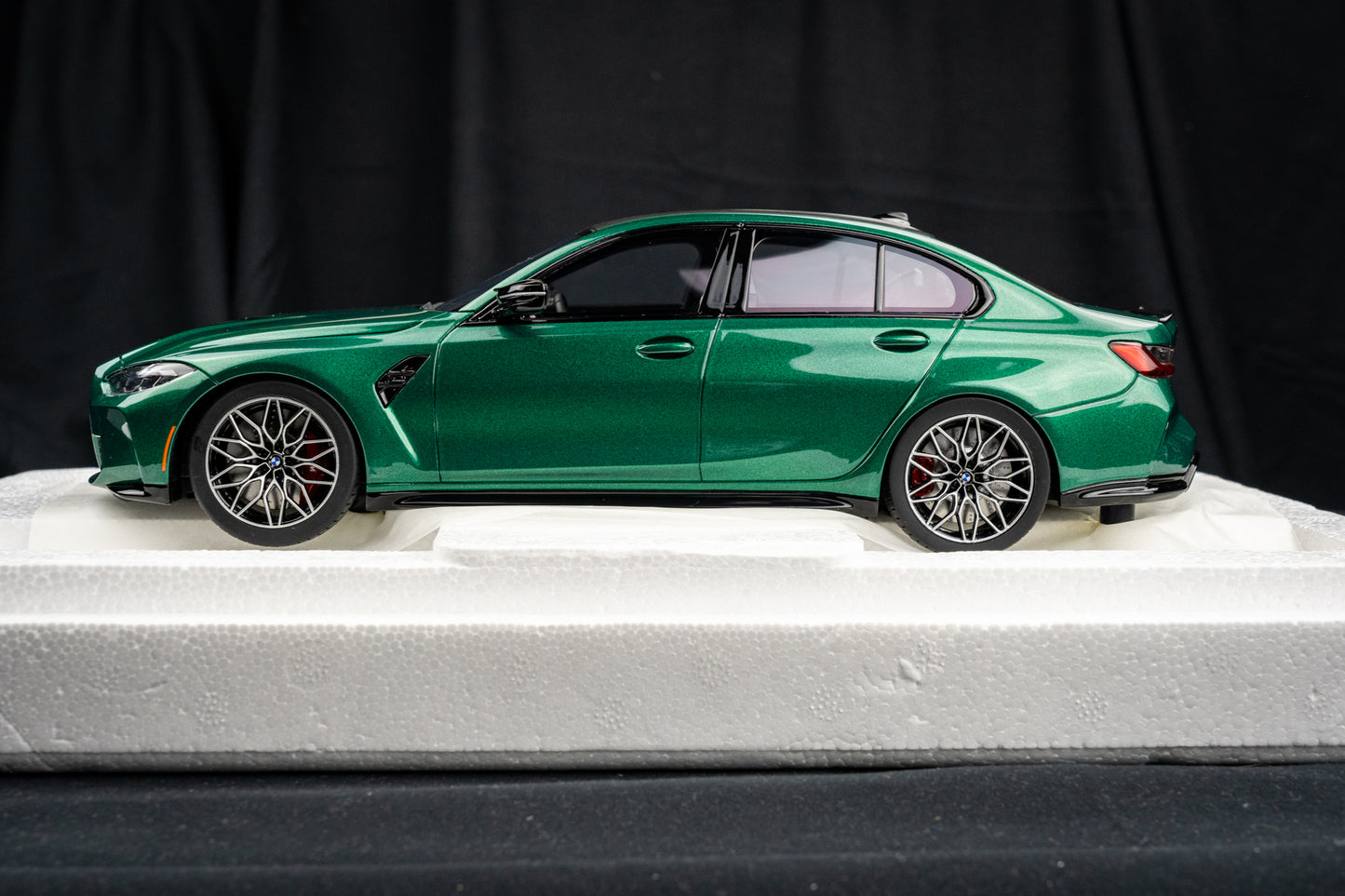 BMW M3 Competition G80 - Isle of Man Green Metalic - lim. 999 pcs. Top Speed 1:18