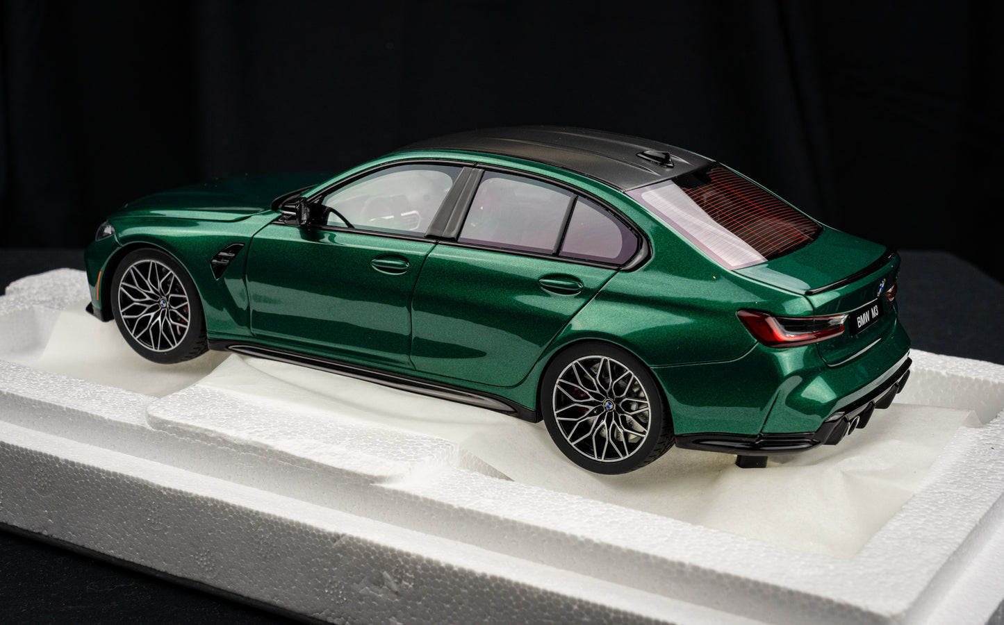 BMW M3 Competition G80 - Isle of Man Green Metalic - lim. 999 pcs. Top Speed 1:18