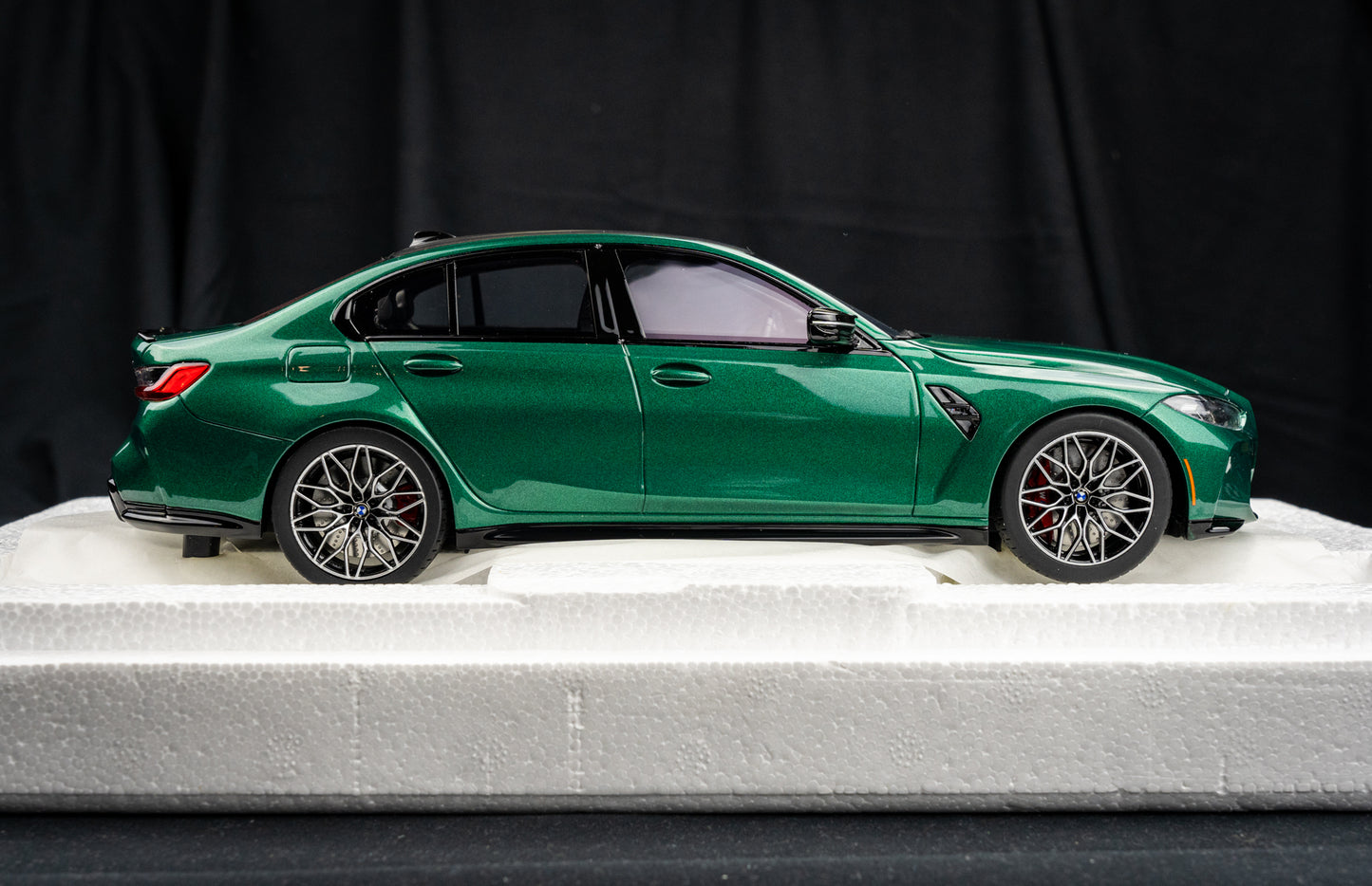 BMW M3 Competition G80 - Isle of Man Green Metalic - lim. 999 pcs. Top Speed 1:18