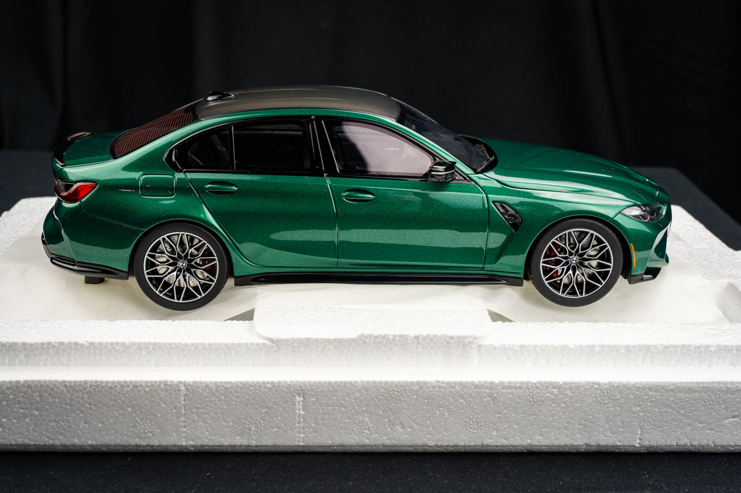 BMW M3 Competition G80 - Isle of Man Green Metalic - lim. 999 pcs. Top Speed 1:18