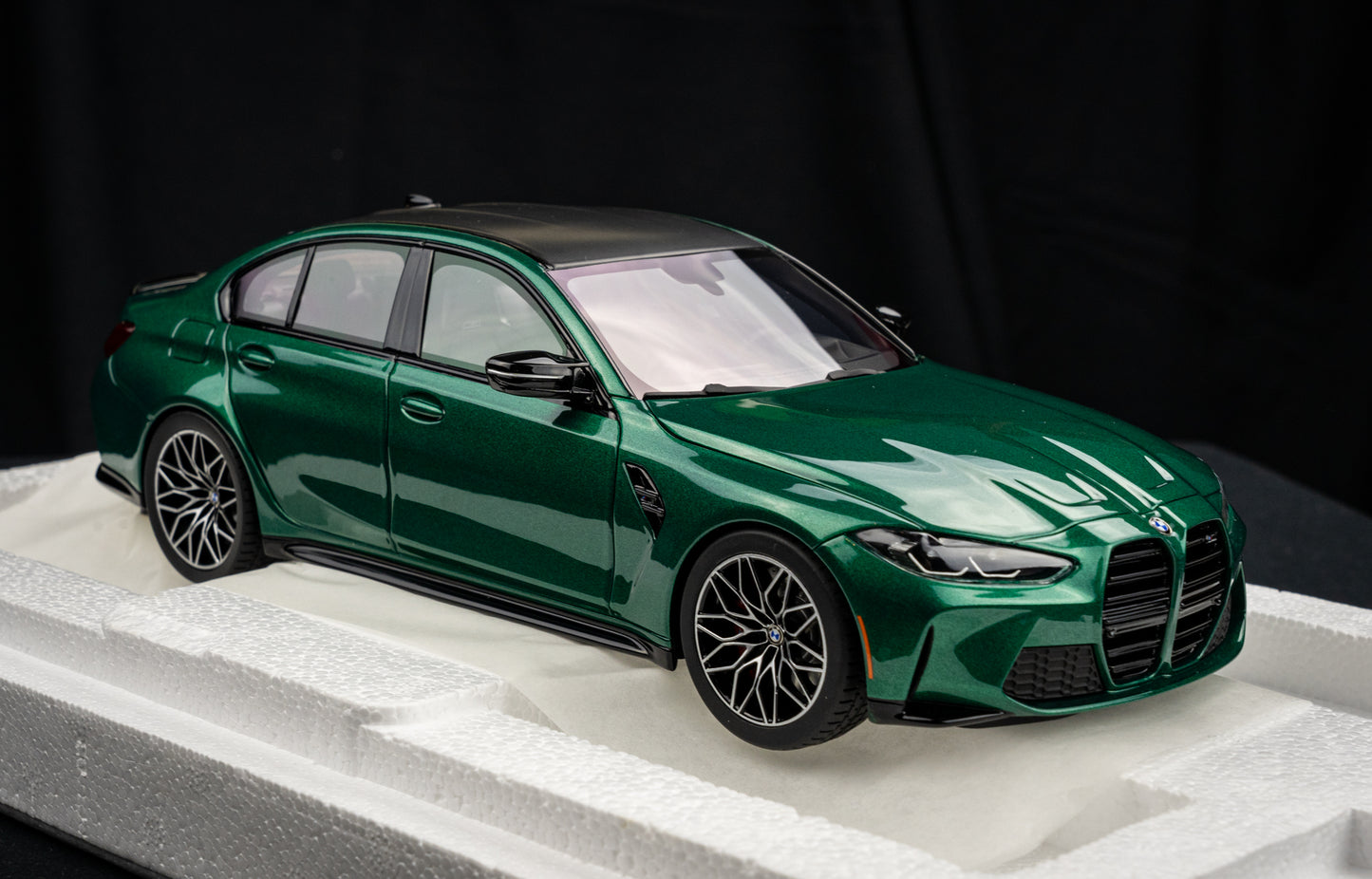 BMW M3 Competition G80 - Isle of Man Green Metalic - lim. 999 pcs. Top Speed 1:18