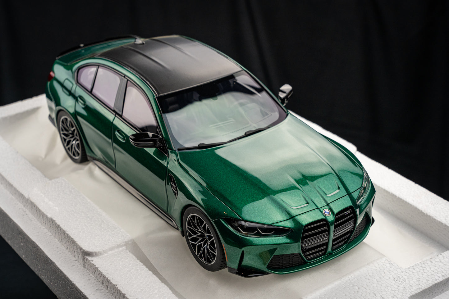 BMW M3 Competition G80 - Isle of Man Green Metalic - lim. 999 pcs. Top Speed 1:18