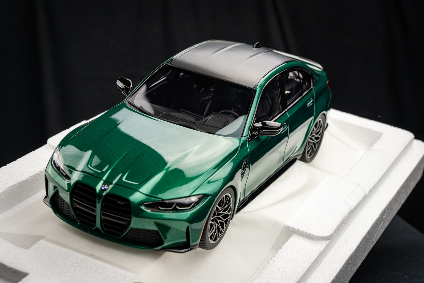 BMW M3 Competition G80 - Isle of Man Green Metalic - lim. 999 pcs. Top Speed 1:18