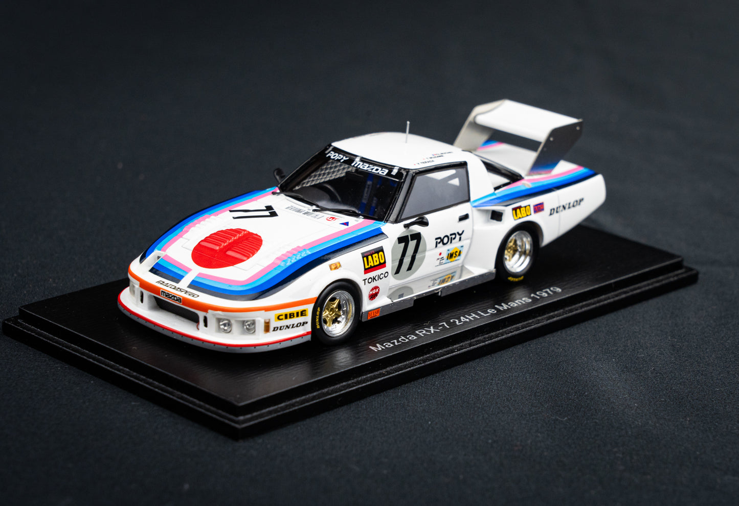 Mazda RX7 #77 24h LeMans 1976 - Ikuzawa / Terada / Buchet - Spark 1:43