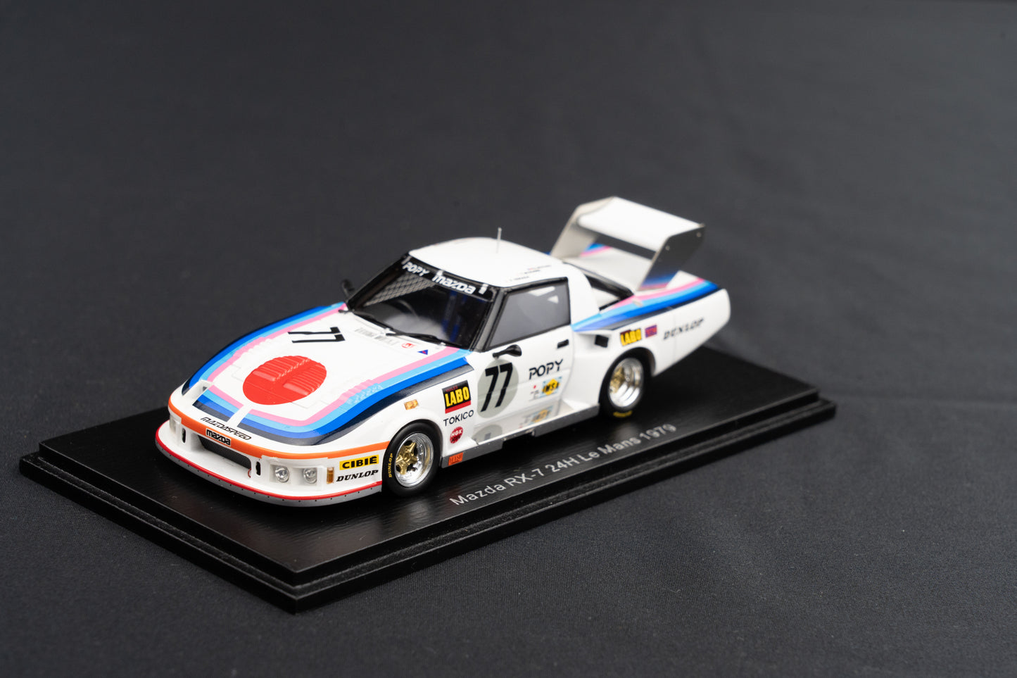 Mazda RX7 #77 24h LeMans 1976 - Ikuzawa / Terada / Buchet - Spark 1:43