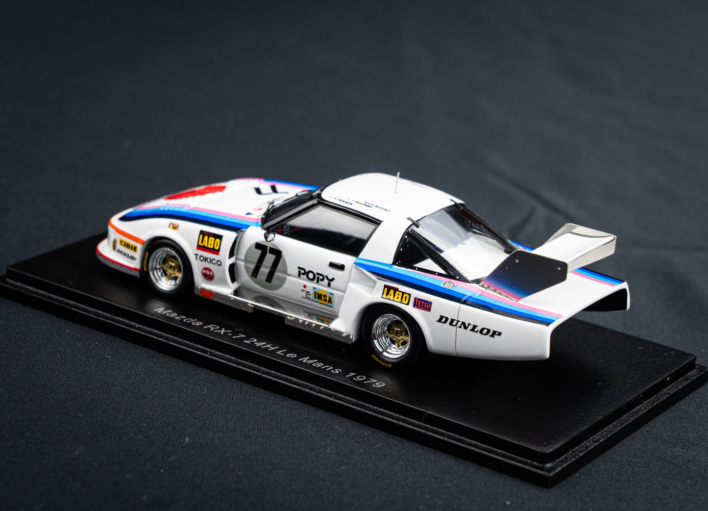 Mazda RX7 #77 24h LeMans 1976 - Ikuzawa / Terada / Buchet - Spark 1:43