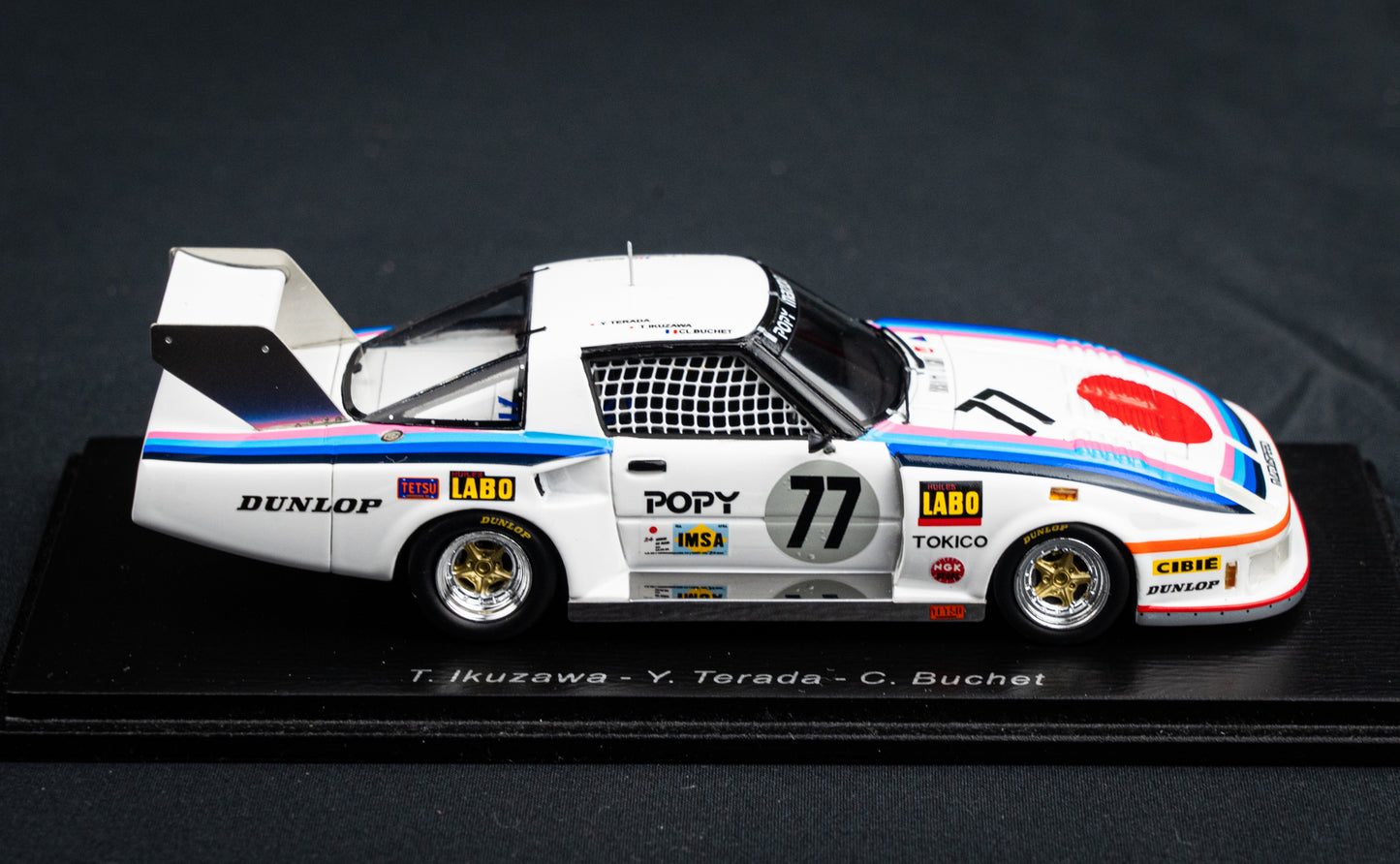 Mazda RX7 #77 24h LeMans 1976 - Ikuzawa / Terada / Buchet - Spark 1:43