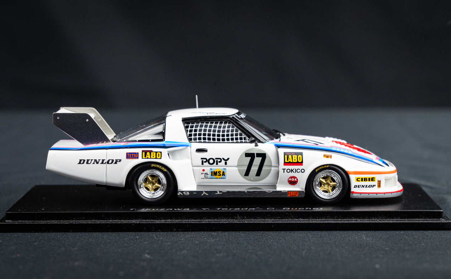 Mazda RX7 #77 24h LeMans 1976 - Ikuzawa / Terada / Buchet - Spark 1:43