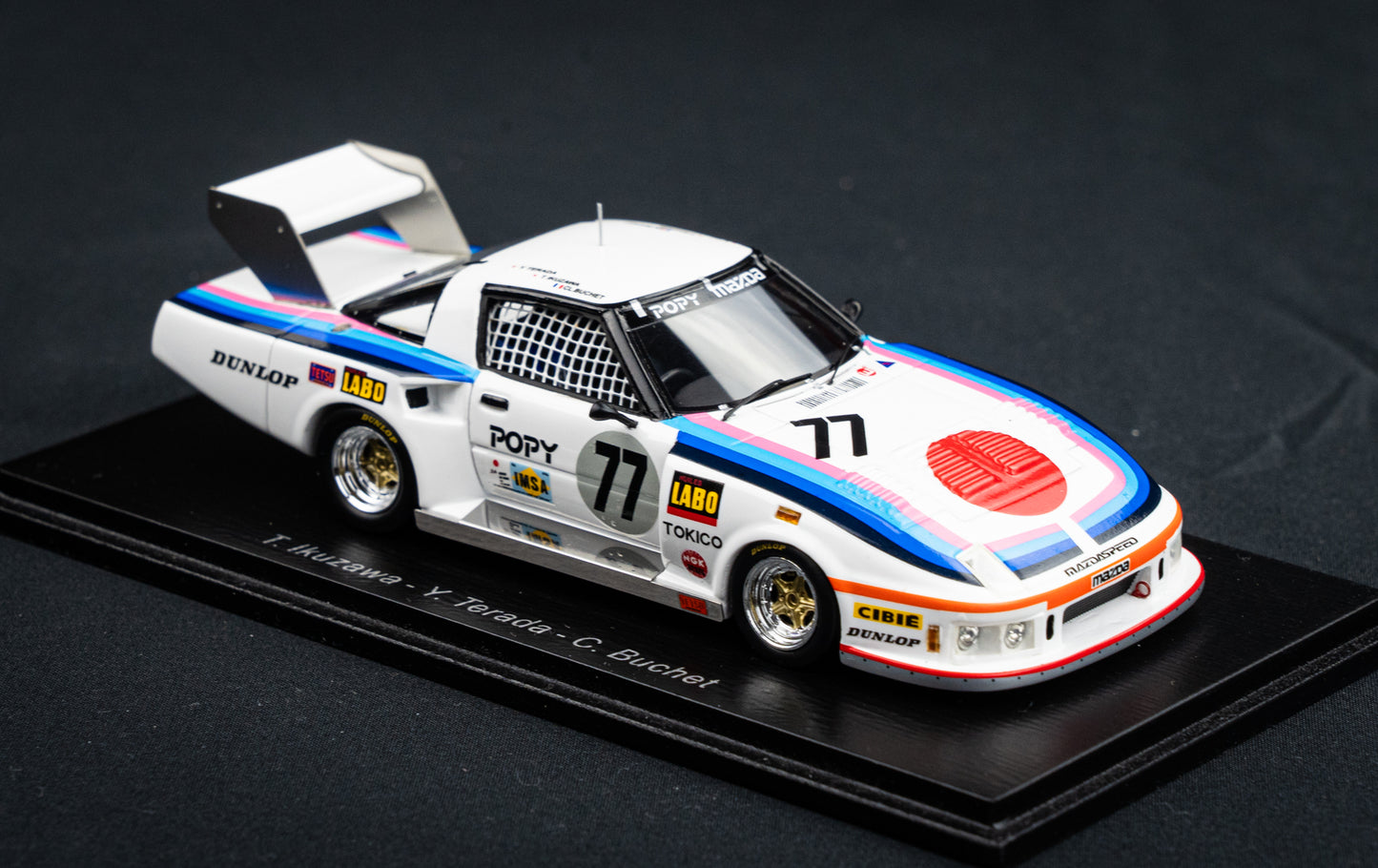 Mazda RX7 #77 24h LeMans 1976 - Ikuzawa / Terada / Buchet - Spark 1:43