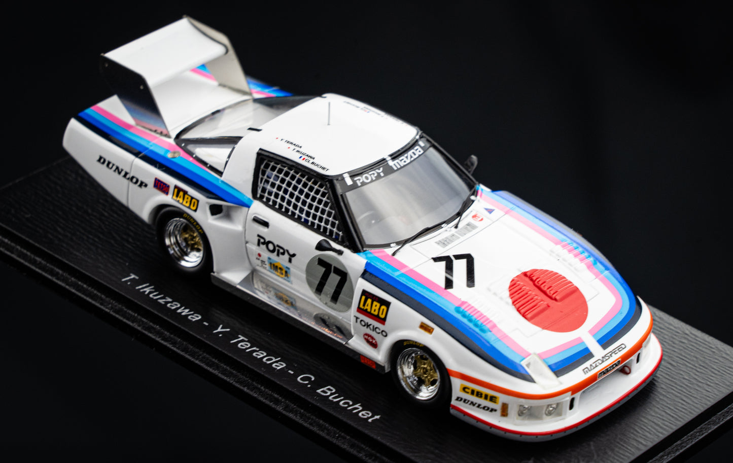 Mazda RX7 #77 24h LeMans 1976 - Ikuzawa / Terada / Buchet - Spark 1:43