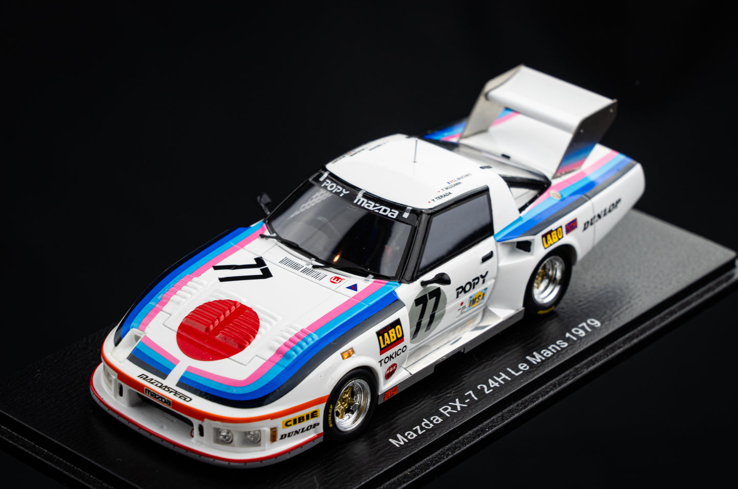 Mazda RX7 #77 24h LeMans 1976 - Ikuzawa / Terada / Buchet - Spark 1:43