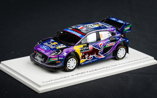 Ford Puma Rallye1 #19 S. Loeb / Galmiche - Safari Rallye Kenya 2022 - Spark 1:43