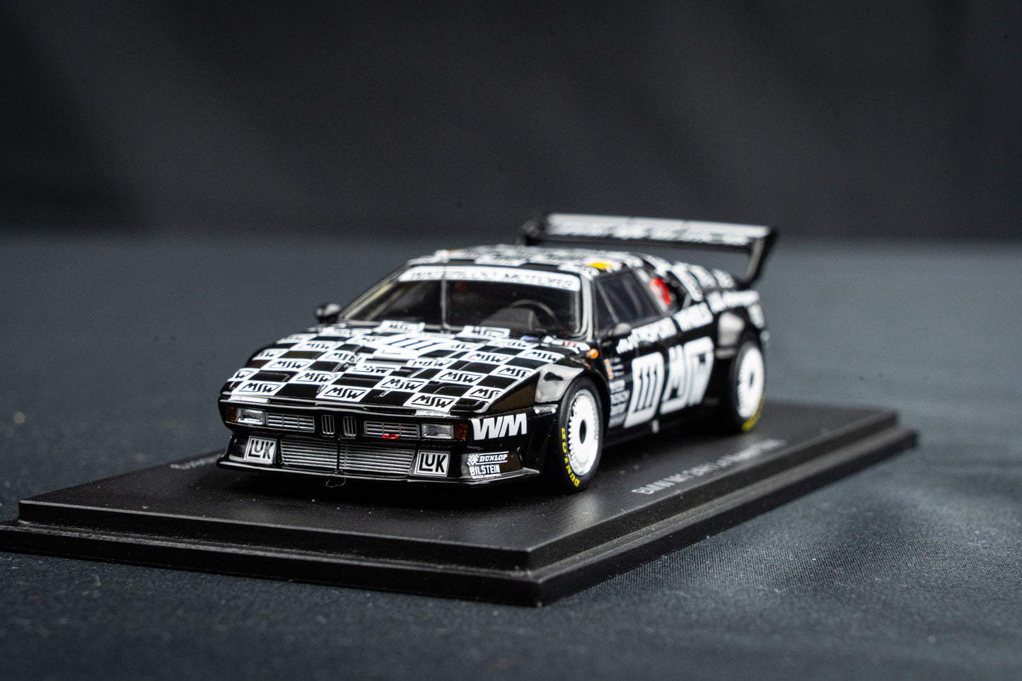 BMW M1 #111 Libert / Witmeur / Krankenberg - 24h LeMans 1986 - Spark 1:43