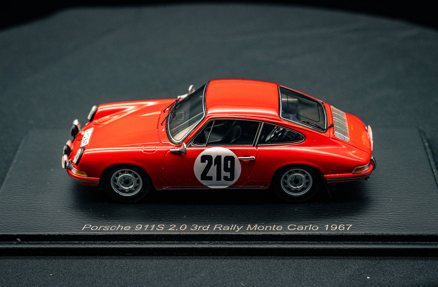 Porsche 911 S 2.0 #219 V.Elford / D.Stone - 3rd Rallye Monte Carlo 1967 - Spark 1:43