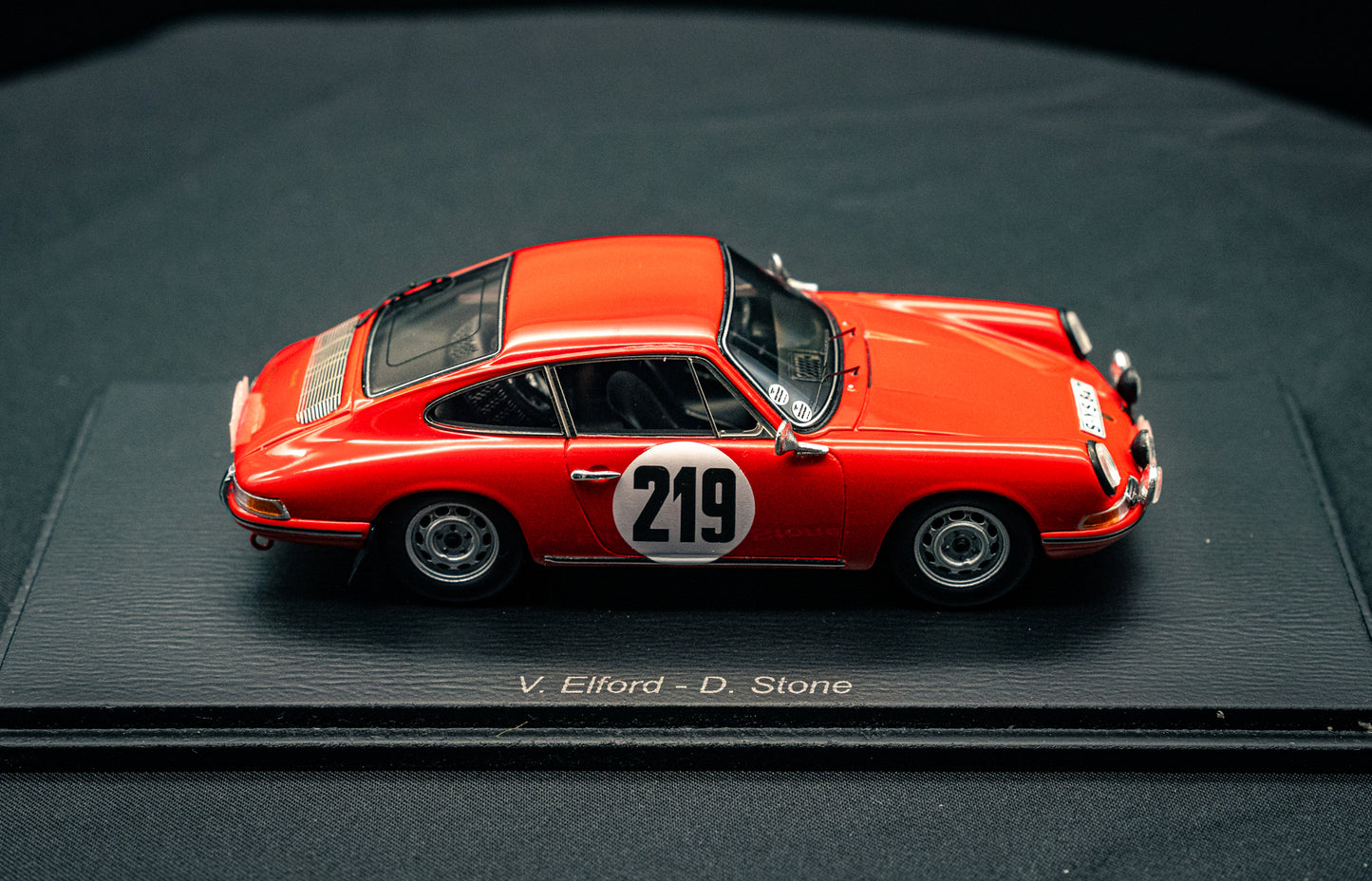 Porsche 911 S 2.0 #219 V.Elford / D.Stone - 3rd Rallye Monte Carlo 1967 - Spark 1:43