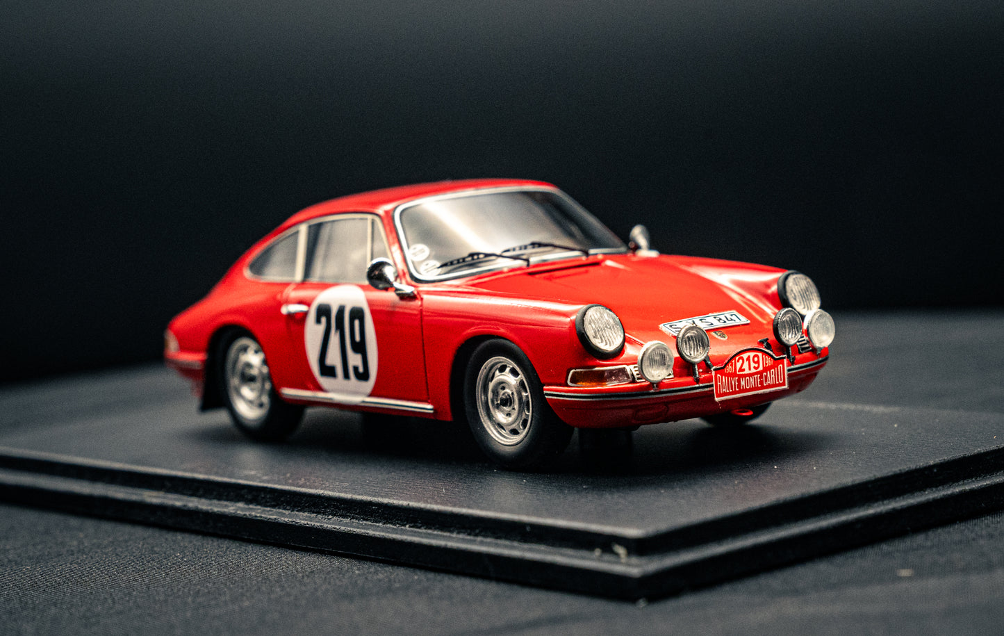 Porsche 911 S 2.0 #219 V.Elford / D.Stone - 3rd Rallye Monte Carlo 1967 - Spark 1:43