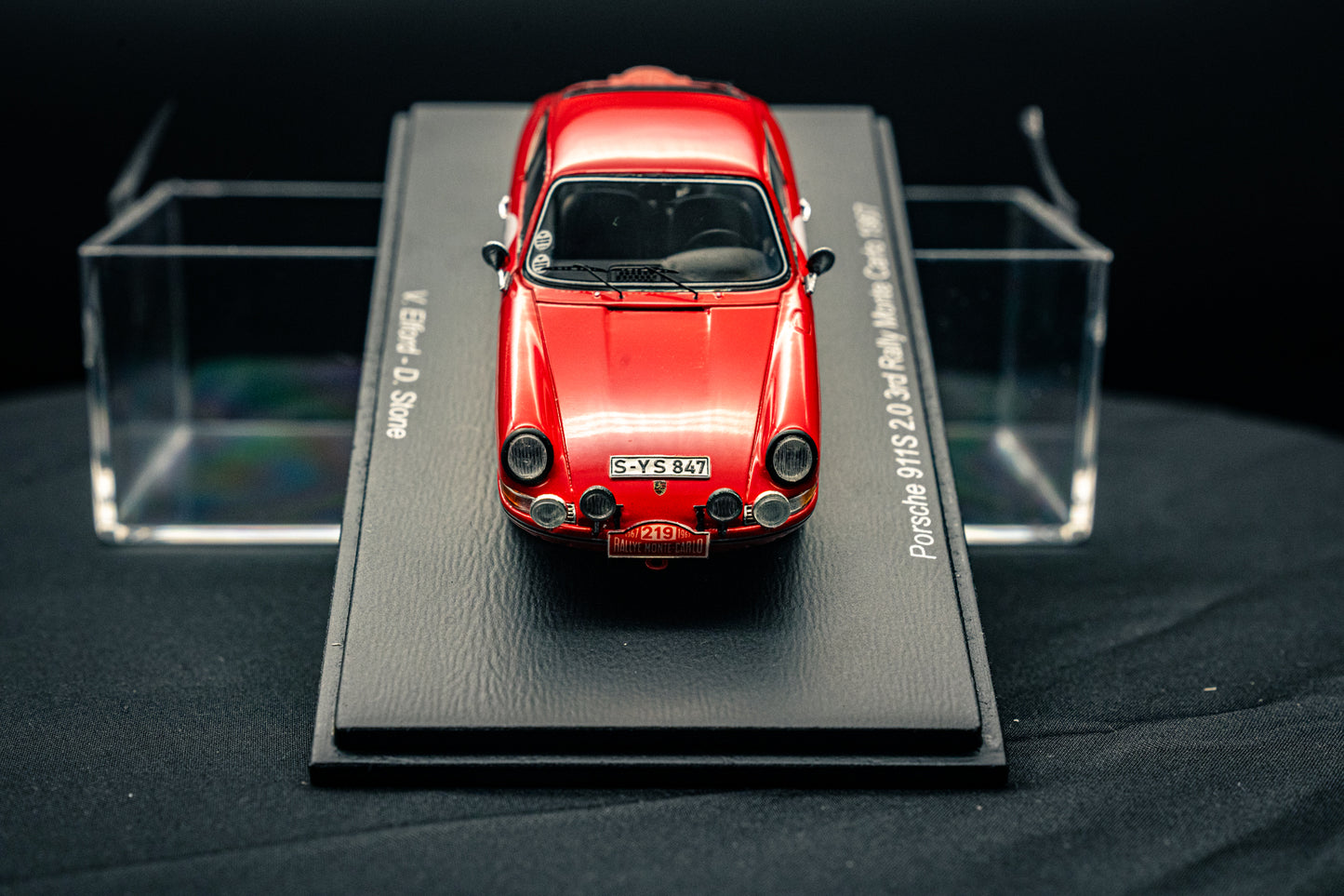 Porsche 911 S 2.0 #219 V.Elford / D.Stone - 3rd Rallye Monte Carlo 1967 - Spark 1:43