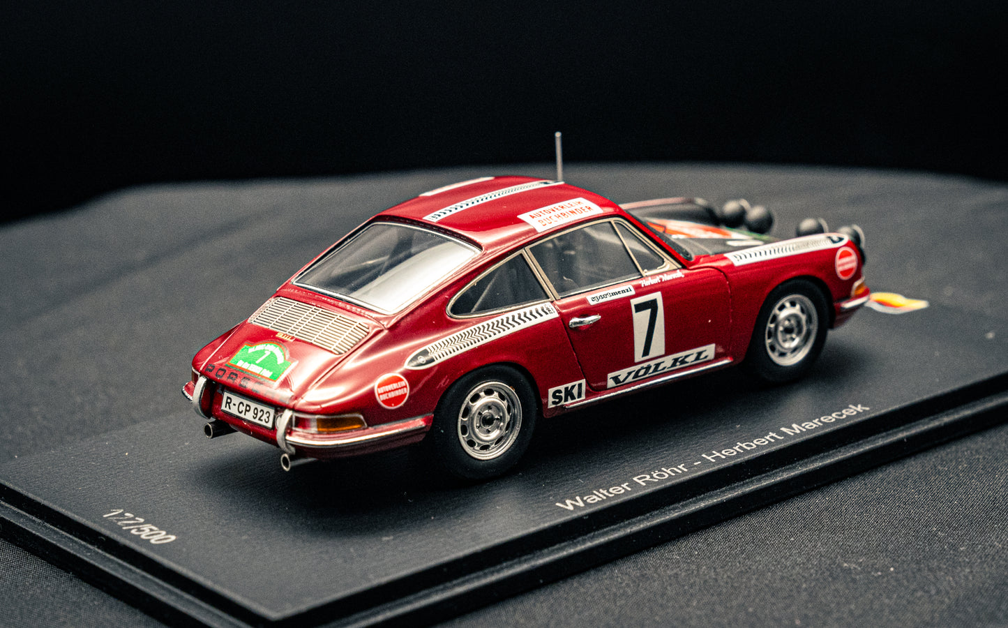 Porsche 911 #7 Walter Röhrl / H. Marecek Rallye Bavaria 1970 - lim. edition 1:43 Spark