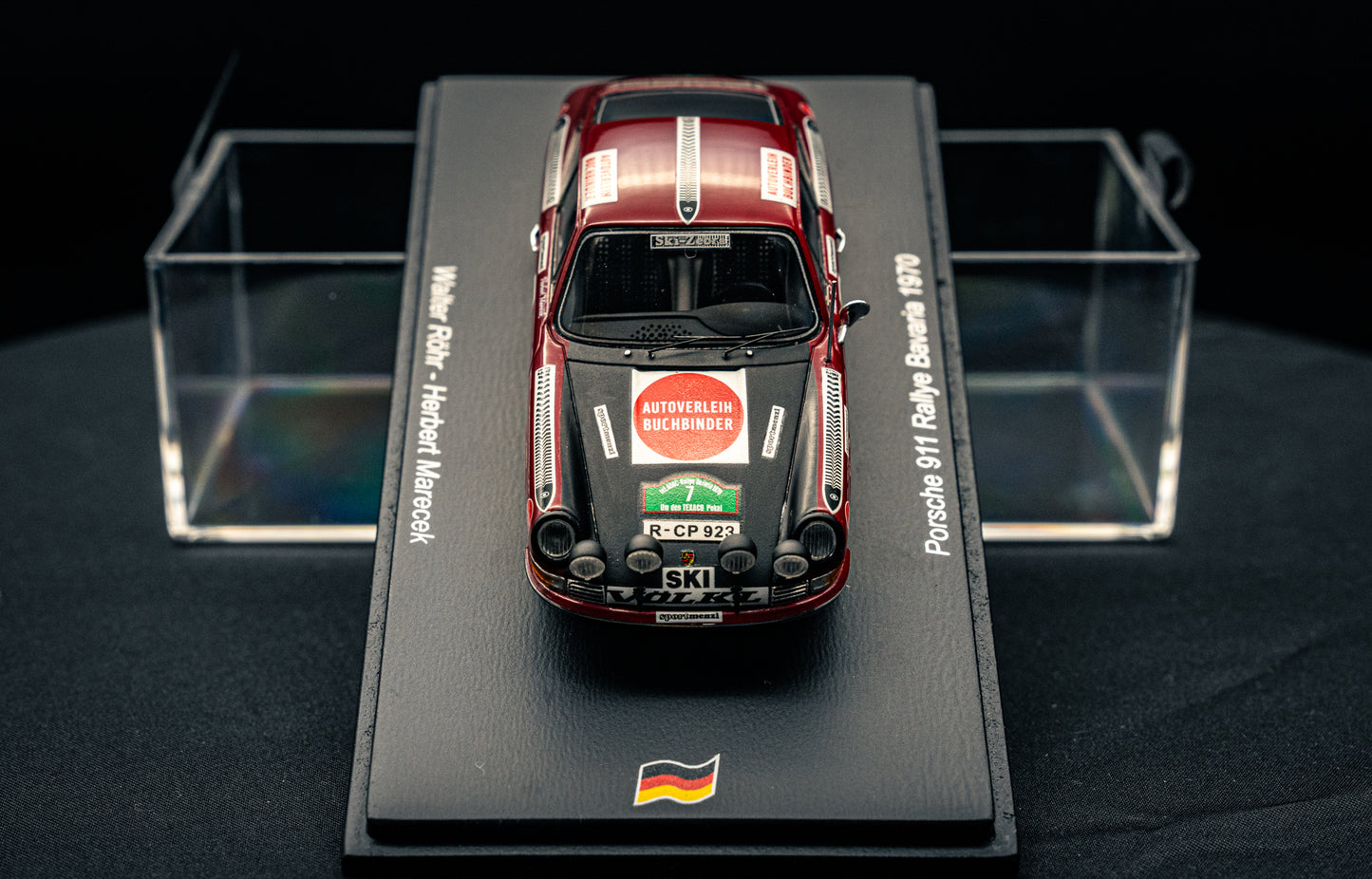 Porsche 911 #7 Walter Röhrl / H. Marecek Rallye Bavaria 1970 - lim. edition 1:43 Spark