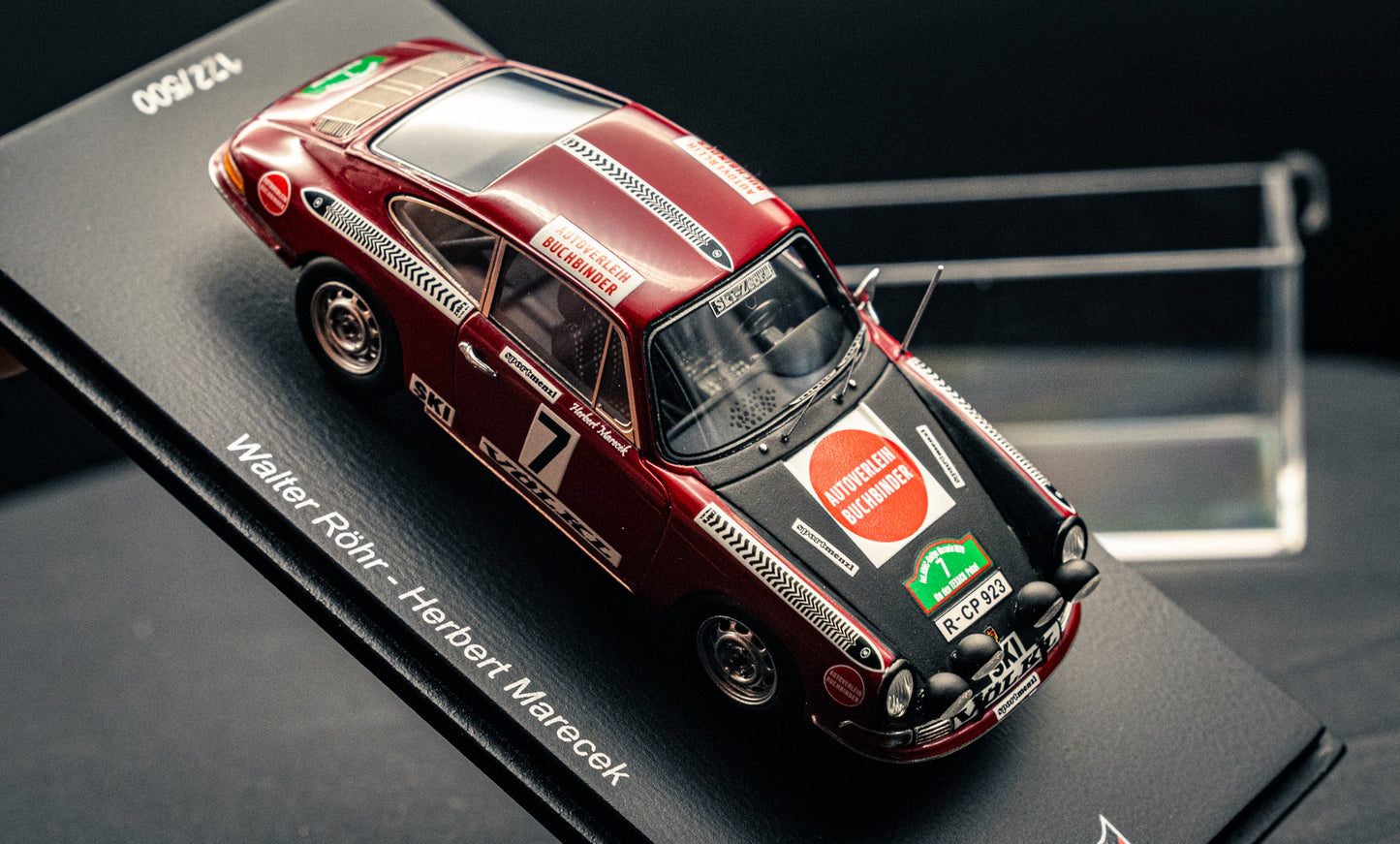 Porsche 911 #7 Walter Röhrl / H. Marecek Rallye Bavaria 1970 - lim. edition 1:43 Spark