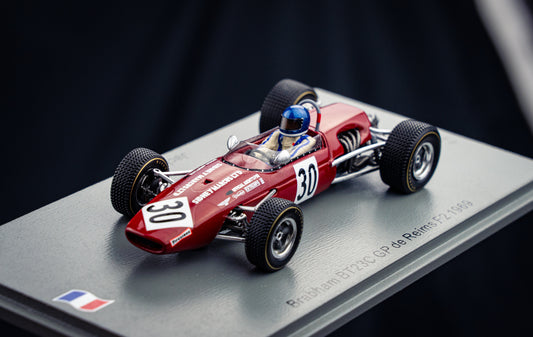 Brabham BT23C #30 lim. 300 Stk. Jacky Ickx - GP de Reims F2 1969 - Spark 1:43