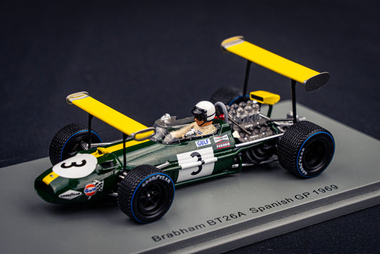 Brabham BT26A #3 Jack Brabham - Spanish GP  1969 - Spark 1:43