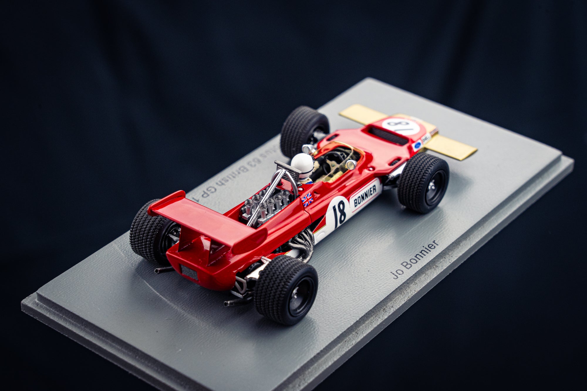 Lotus 63 #18 Jo Bonnier - British GP 1969 - Spark 1:43