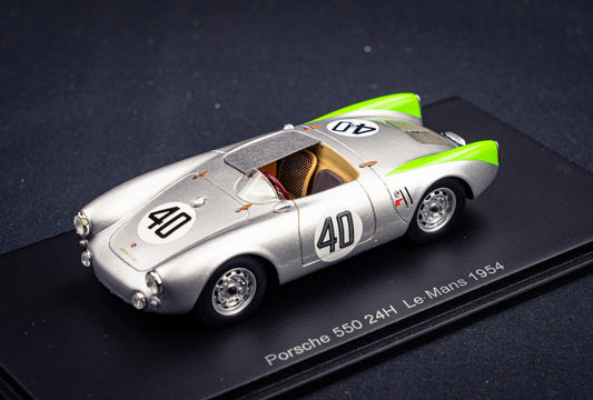 Porsche 550 #40 Frankenberg / Glöckler - 24h LeMans 54 - Spark 1:43