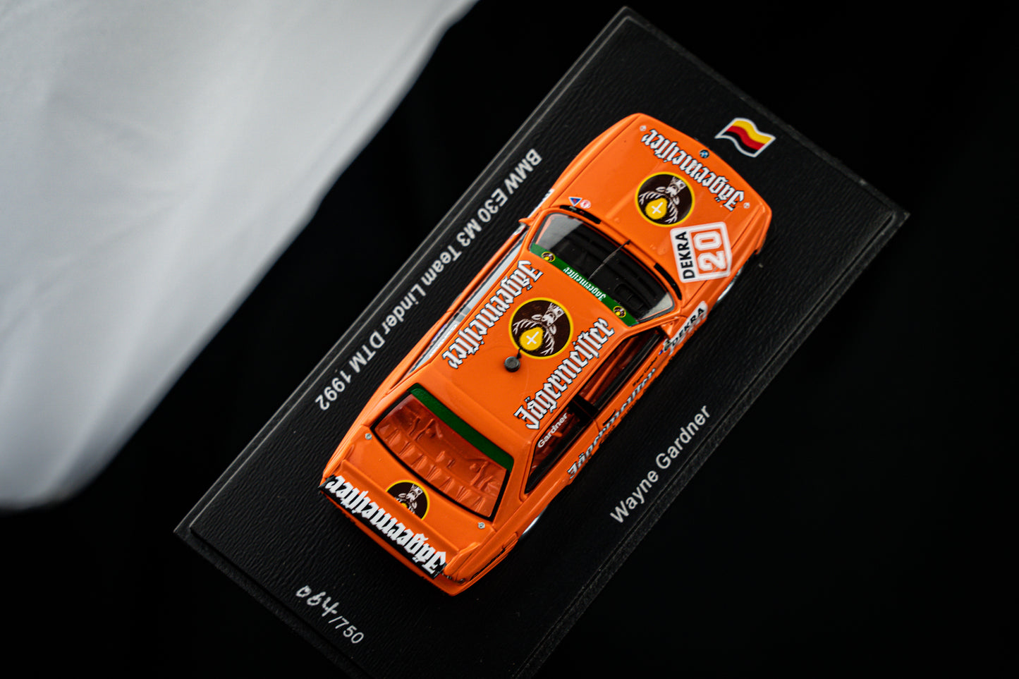 BMW E30 M3 lim. edition 500 Stk. no.20 W. Gardner Team Linder - DTM 1992 - Spark 1:43