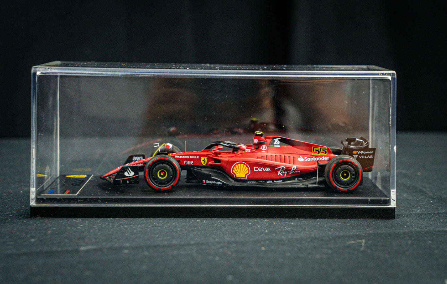 Carlos Sainz jr. Scuderia Ferrari F1-75 #55 Platz 1 GP Great Britain 2022 - Looksmart 1:43