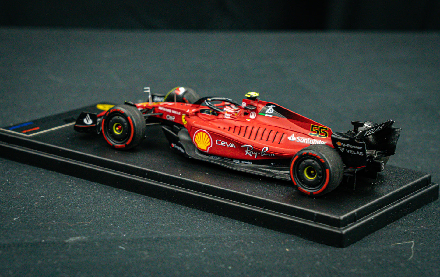 Carlos Sainz jr. Scuderia Ferrari F1-75 #55 Platz 1 GP Great Britain 2022 - Looksmart 1:43