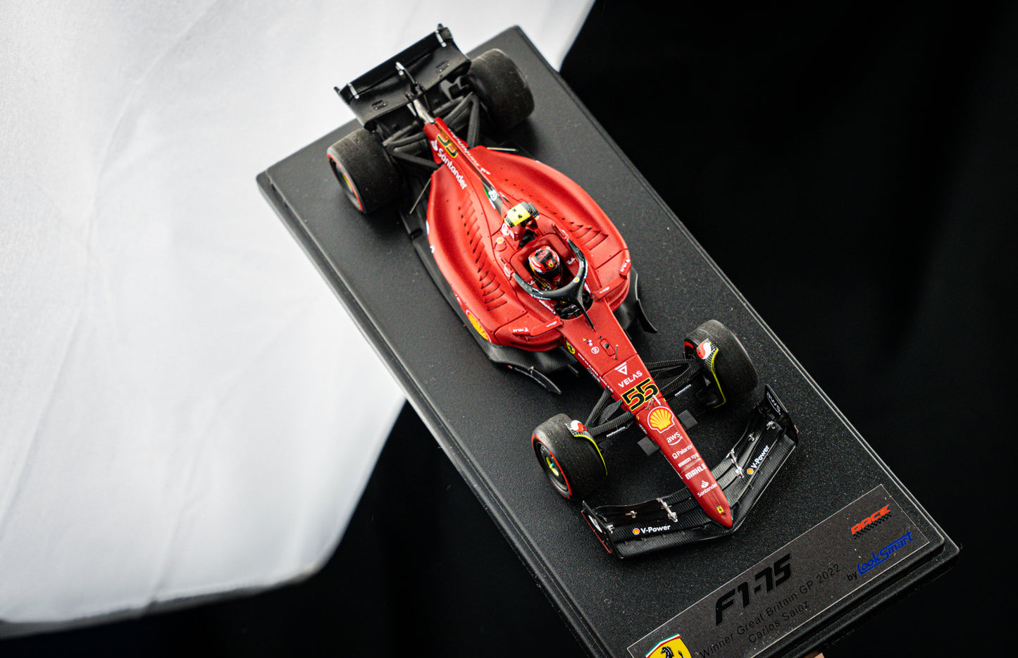 Carlos Sainz jr. Scuderia Ferrari F1-75 #55 Platz 1 GP Great Britain 2022 - Looksmart 1:43