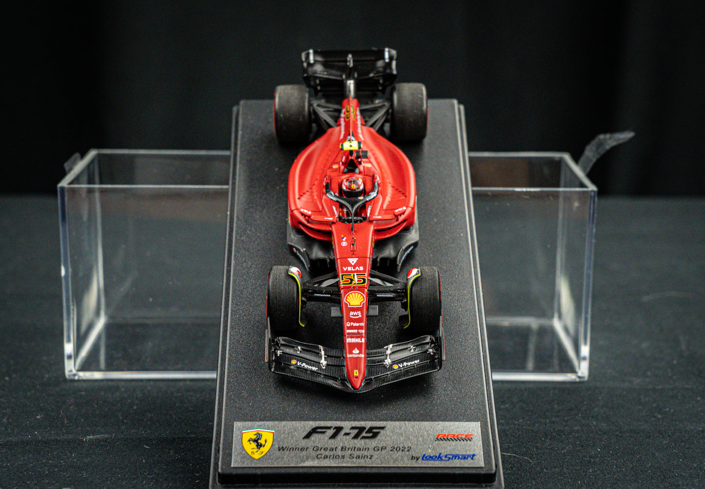 Carlos Sainz jr. Scuderia Ferrari F1-75 #55 Platz 1 GP Great Britain 2022 - Looksmart 1:43