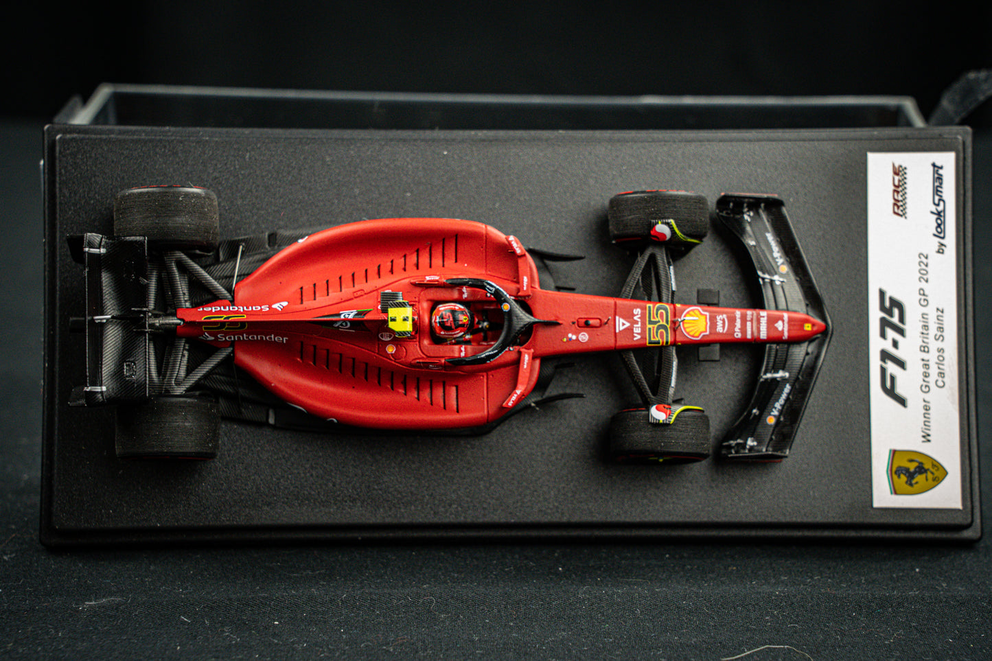 Carlos Sainz jr. Scuderia Ferrari F1-75 #55 Platz 1 GP Great Britain 2022 - Looksmart 1:43