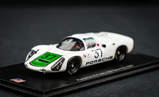 Porsche 910 lim. 500 pcs. #37 Herrmann / Siffert 4th 12h Sebring 1967, Spark 1:43