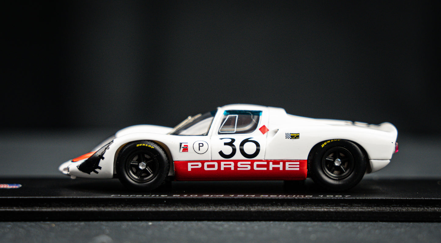 Porsche 910 lim. 500 pcs. #36 Patrick / Mitter / Rindt 3rd 12h Sebring 1967, Spark 1:43