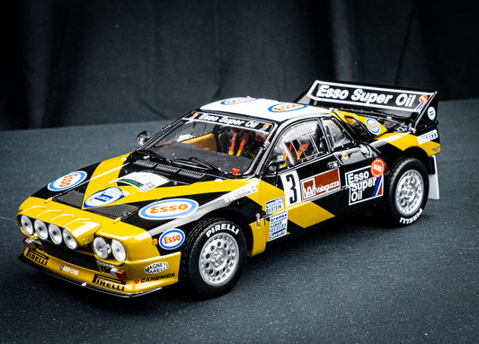 Lancia Rallye 037 #3 F. Tabaton / Tedeschini - P2 Targa Florio 1985 - Kyosho 1:18