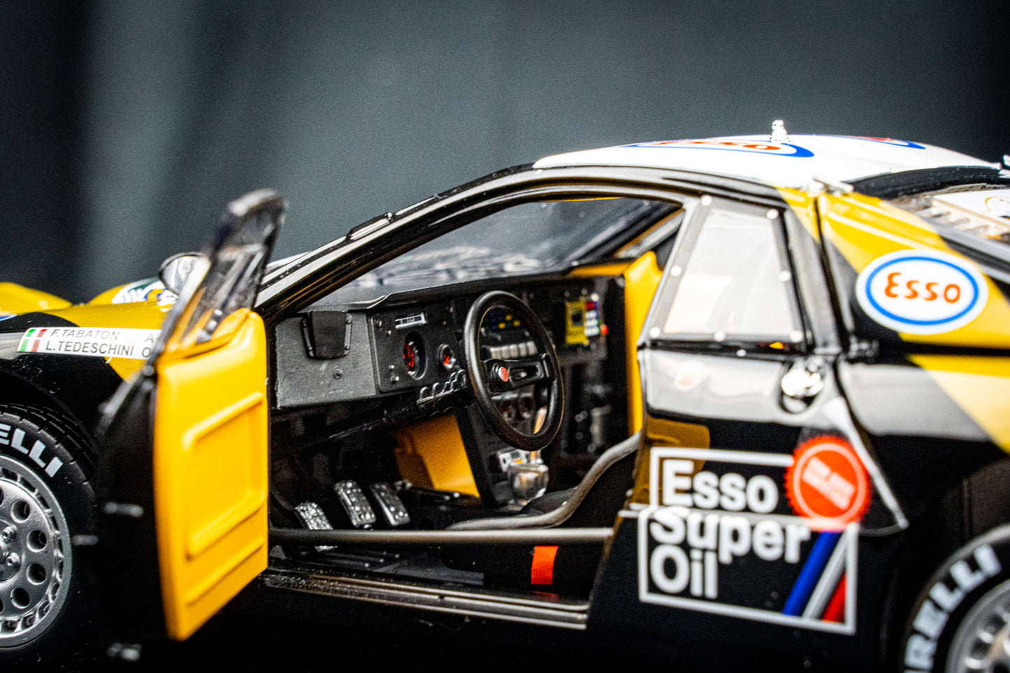 Lancia Rallye 037 #3 F. Tabaton / Tedeschini - P2 Targa Florio 1985 - Kyosho 1:18