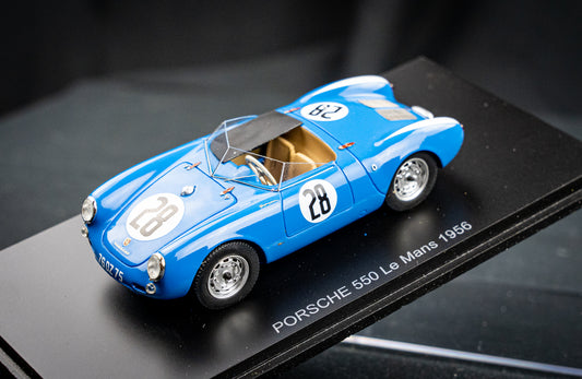 Porsche 550 #28 C.Storez / H.Polenski 24h LeMans 1956 Spark  1:43