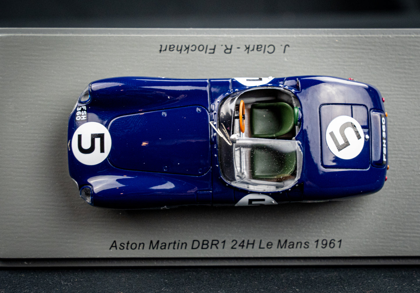 Aston Martin DBR1 #5 J.Clark / R.Flockhart 24h LeMans 1961