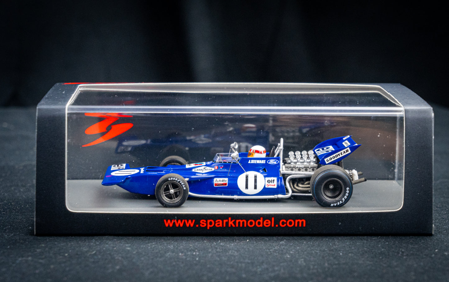 Tyrell 003 #11 Jackie Stewart, Winner GP Monte Carlo 1971 - Spark 1:43