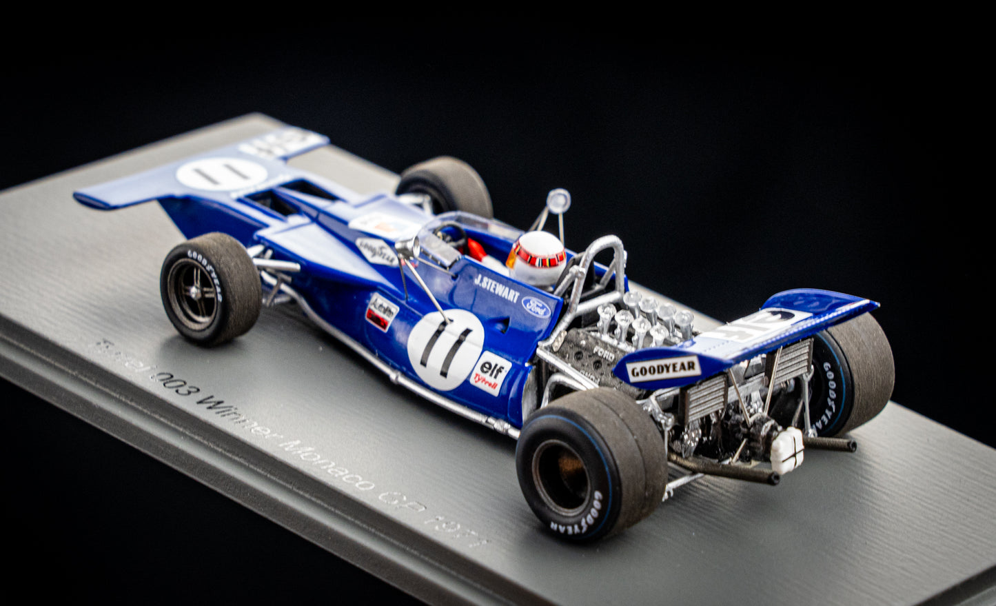 Tyrell 003 #11 Jackie Stewart, Winner GP Monte Carlo 1971 - Spark 1:43