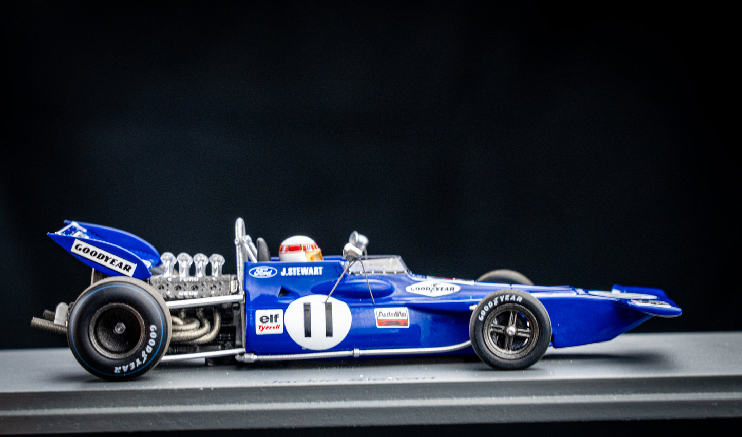 Tyrell 003 #11 Jackie Stewart, Winner GP Monte Carlo 1971 - Spark 1:43